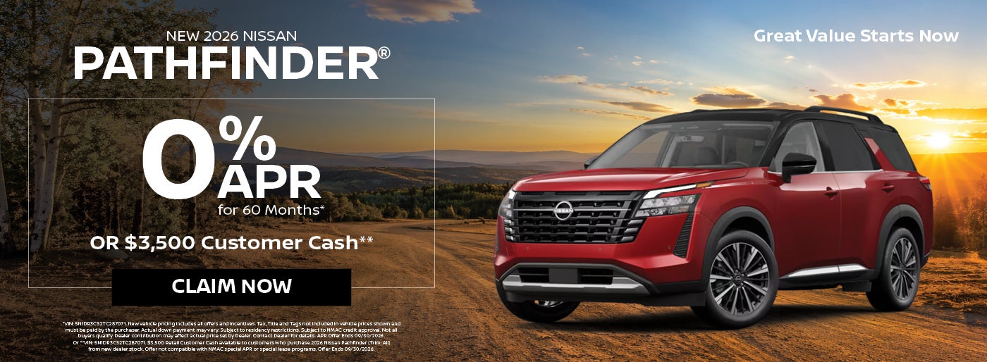 New 2026 Nissan Pathfinder