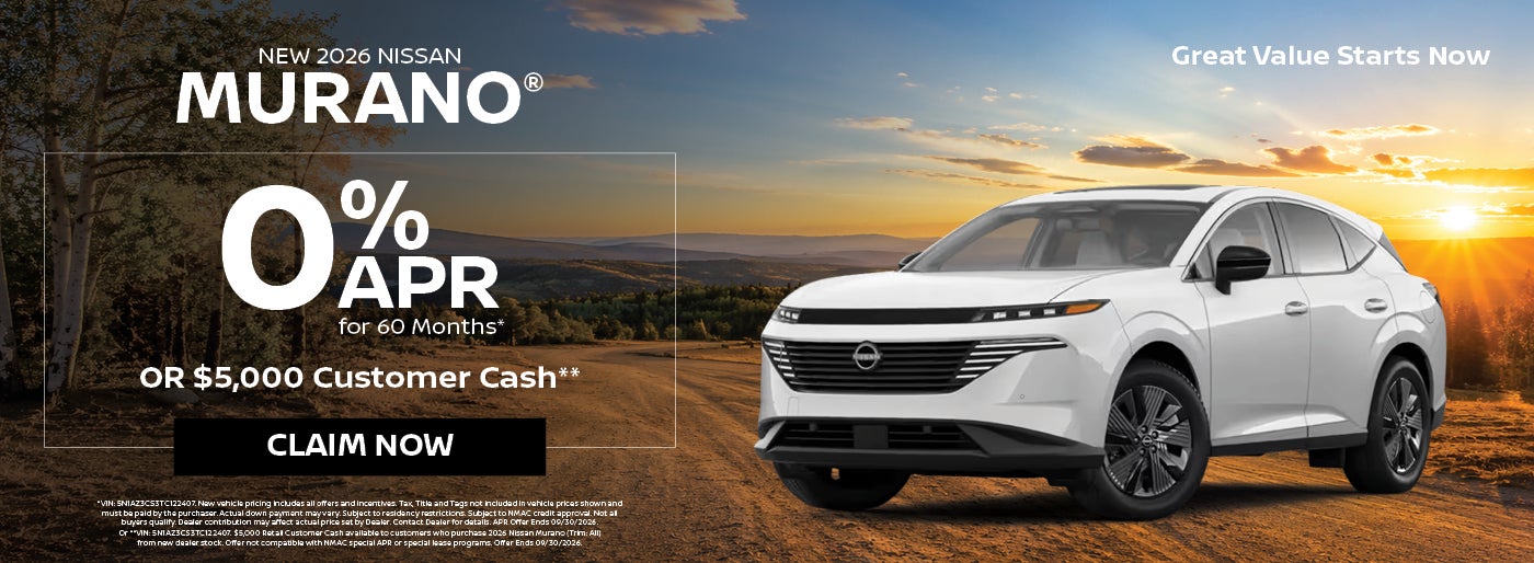 New 2026 Nissan Murano