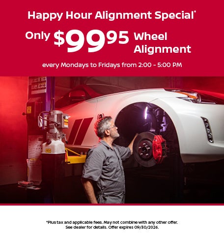 Happy Hour Alignment Special