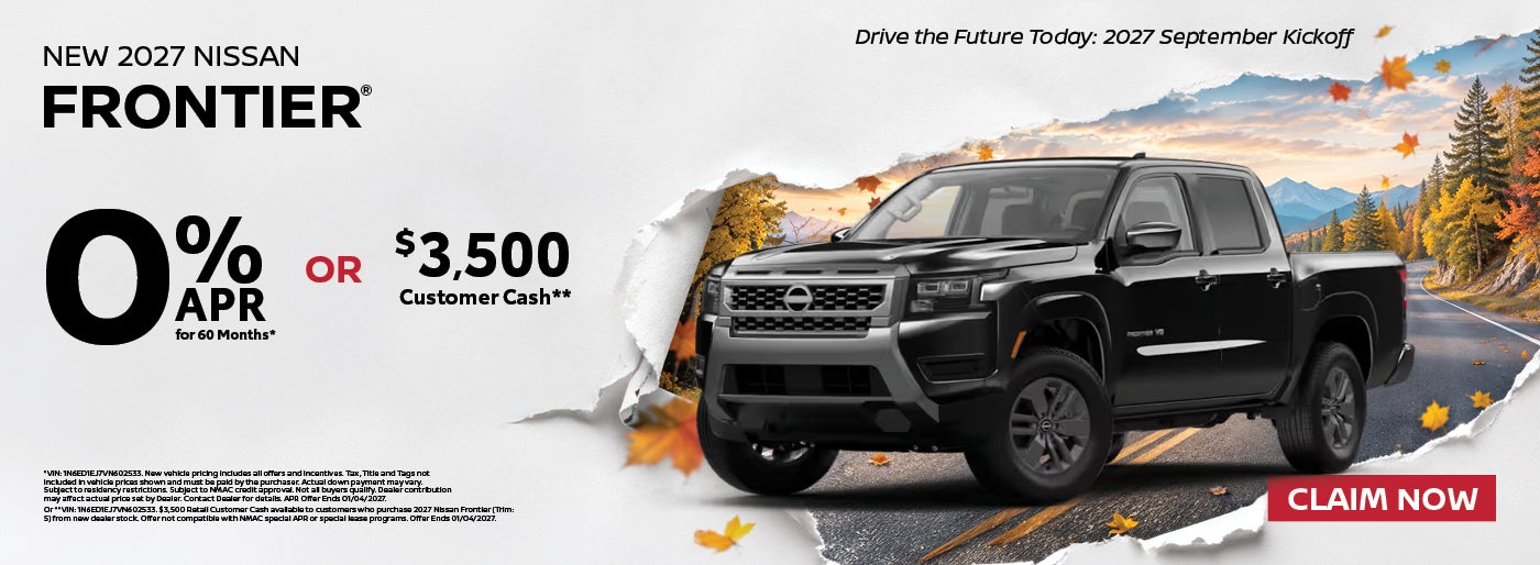 New 2027 Nissan Frontier 