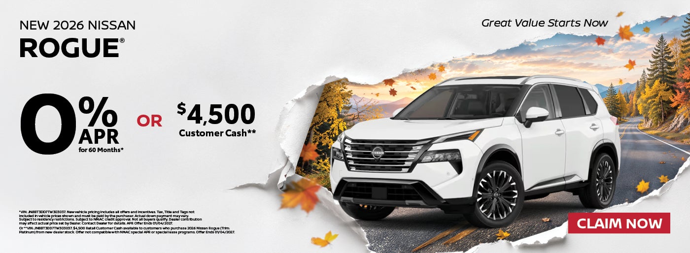 New 2026 Nissan Rogue