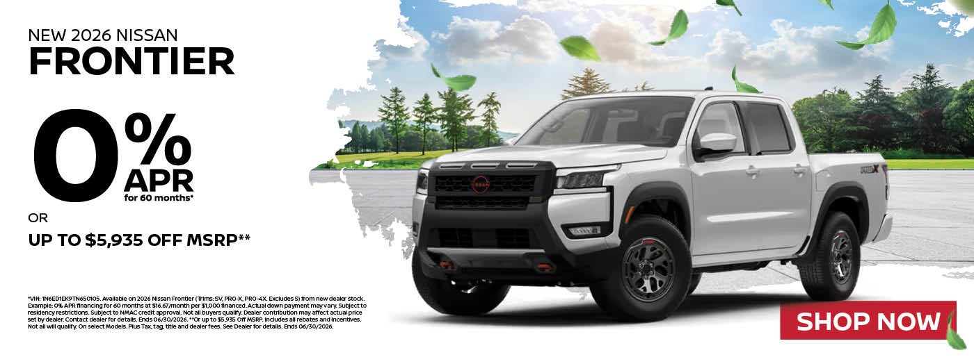 New 2026 Nissan Frontier